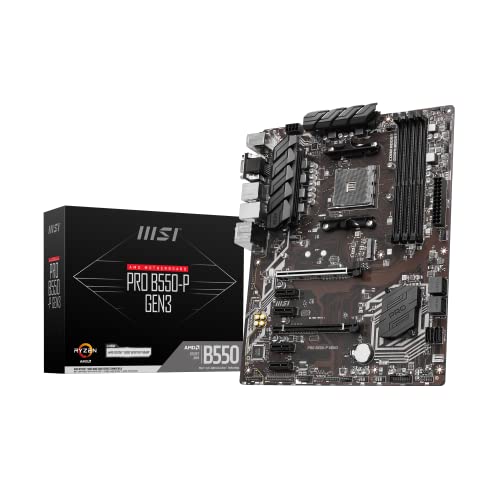 MSI PRO B550-P GEN3 Mainboard ATX, AM4 - AMD Ryzen...