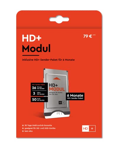 HD+ Modul inkl. HD+ Sender-Paket für 6 Monate...