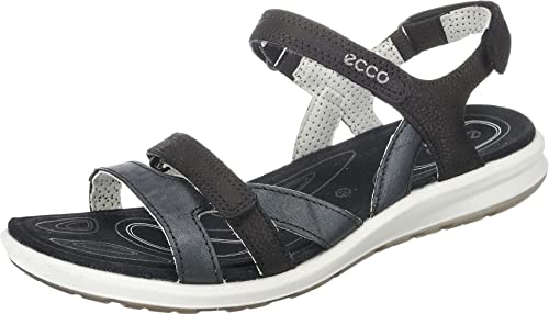 ECCO Damen CRUISE II Flat Sandal, Schwarz...