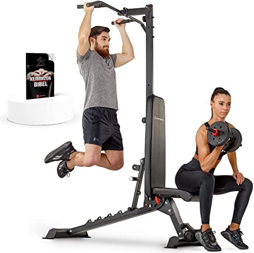 Sportstech Hantelbank im Kombi-Paket | klappbare...