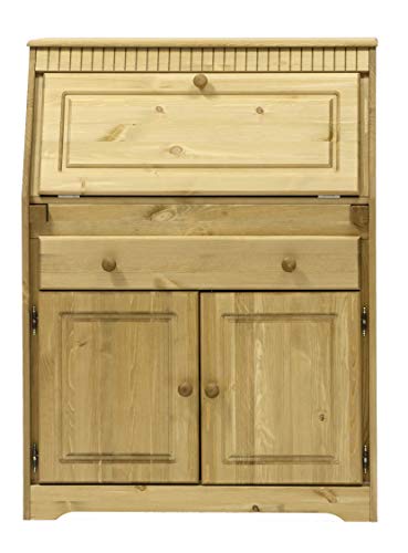 Sekretär aus massiver Kiefer gelaugt/geölt,...