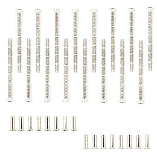 16 Stück Verbindung Schrauben mit Hülsen, M4...