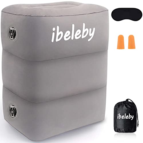 iBeleby® Flugzeug Fußstütze, Aufblasbares...