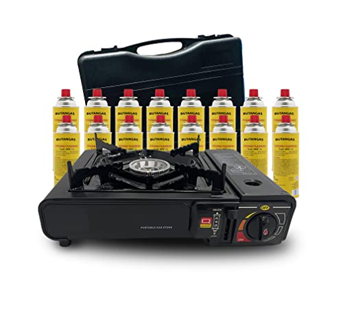 Clearfee Campingkocher Set | Gaskocher | inkl....