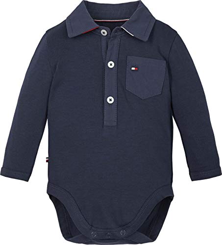 Tommy Hilfiger Baby-Jungen POPLIN Collar Body L/S...