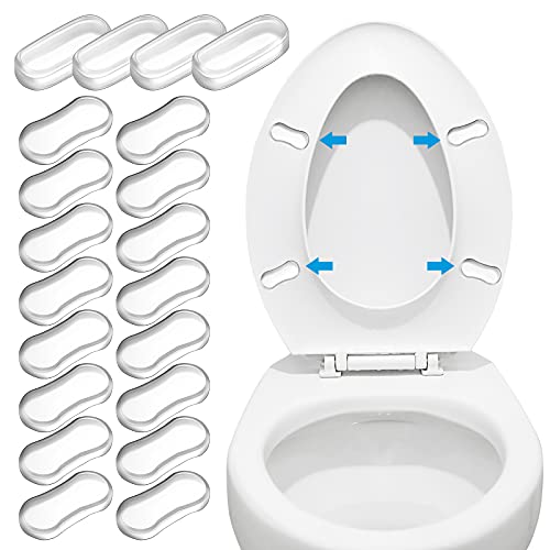 ASTER 20 Stück WC Sitz Stoßstangen, Universell...
