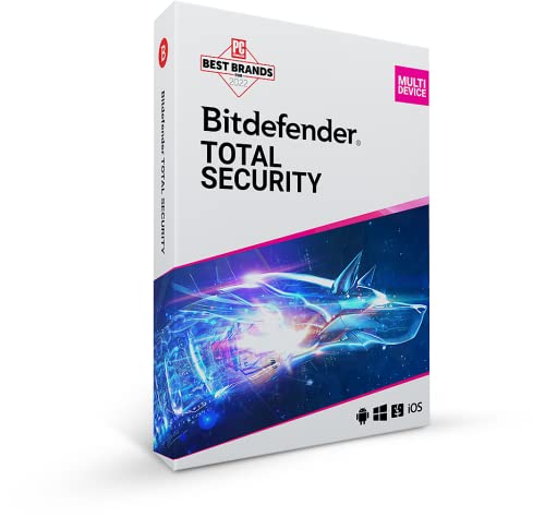 Bitdefender Total Security 2022 - 5 Geräte | 3...