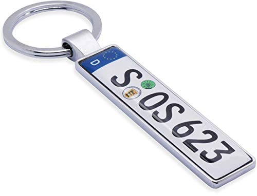 Personalisierter Kennzeichen-Schlüsselanhänger...
