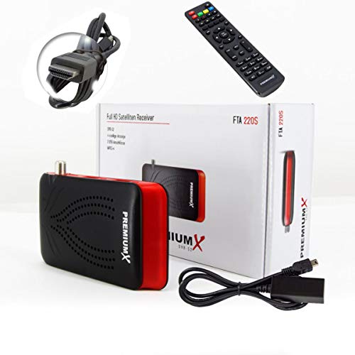 PremiumX Mini HD FTA 220S Digital SAT TV Receiver...