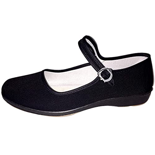 LGYKUMEG Ballerinas Trachtenschuhe, Yoga Training...