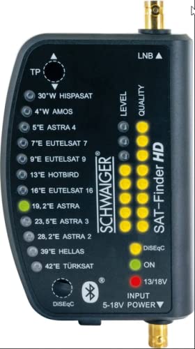 Schwaiger SF9003BTAKKU Digitaler Sat-Finder HD mit...