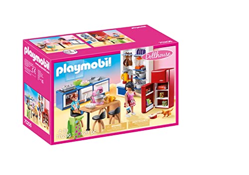 PLAYMOBIL Dollhouse 70206 Familienküche, Ab 4...