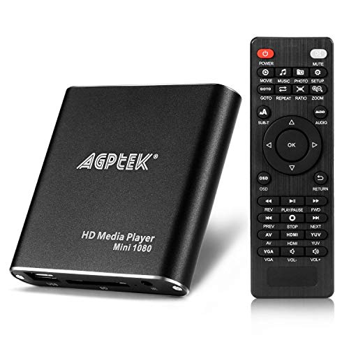 AGPtek® Mini 1080P Full HD Digital Mediaplayer...