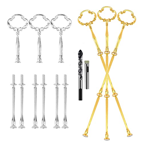 Sweieoni Etageren Stangen Set 6 Sets Etagere...