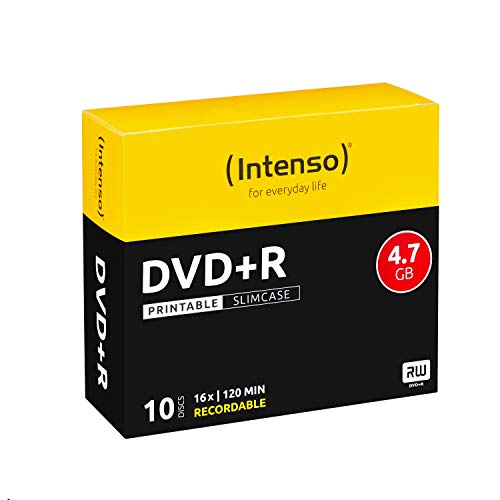 Intenso 4811652 DVD+R Rohlinge, Printable, 4,7GB,...