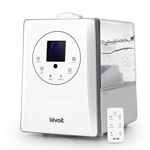 LEVOIT Ultraschall Luftbefeuchter 6L, Warm/Kalt...
