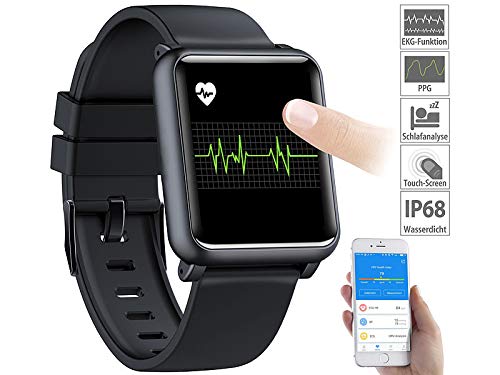 Newgen Medicals Armbanduhr mit EKG: Fitness-Uhr...
