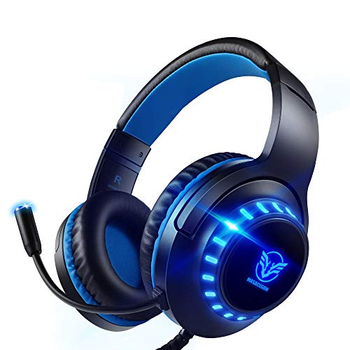 Pacrate PC Gaming Headset für PS4 Xbox One PS5,...