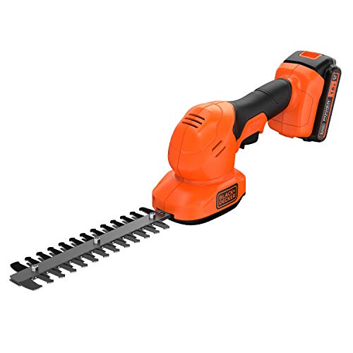 Black+Decker Akku Gras- und Strauchscheren-Set...
