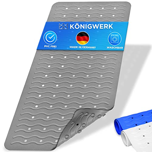 Königwerk Badewannenmatte rutschfest - 100% BPA...