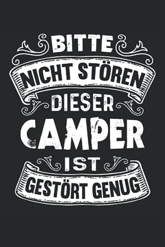 Lustiges Camping Notizbuch (liniert) Dieser Camper...