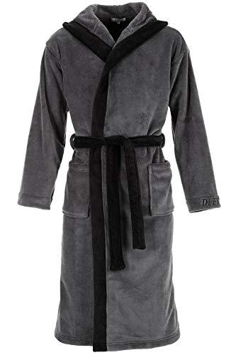 Di Ficchiano DF-15 Herren Bademantel, M, Grey...