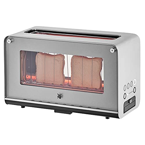 WMF Lono Toaster Glas mit Brötchenaufsatz, 2...