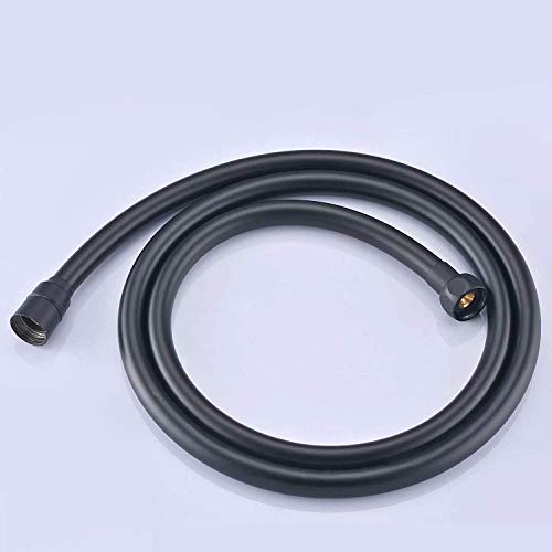 Wanym Bad Brauseschlauch 1,5m Matt Schwarz PVC...