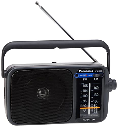 Panasonic RF-2400DEG-K Tragbares Radio mit Griff,...