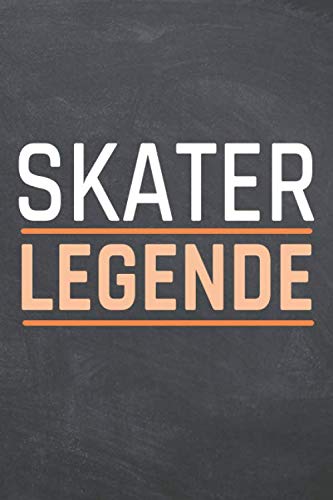 Skater Legende: Skater Punktraster Notizbuch,...