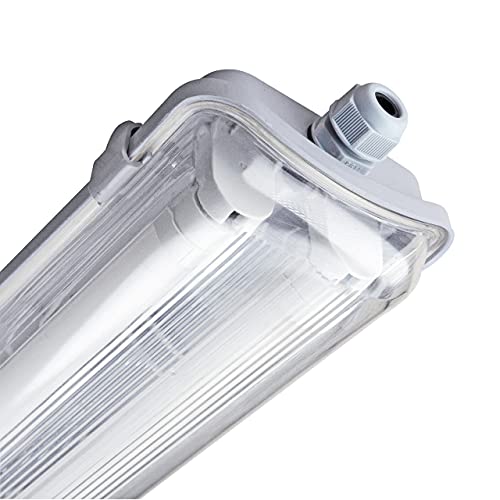 proventa® LED-Feuchtraumleuchte 120 cm, IP65, mit...