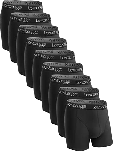 Lowbangge Boxershorts Herren 9er Pack Sport...