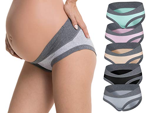 Odosalii Damen Umstandsmode Niedrig-Taille...