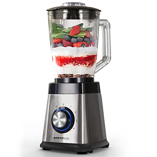Anthter CY-305R Standmixer, 220V, 1000W High Power...