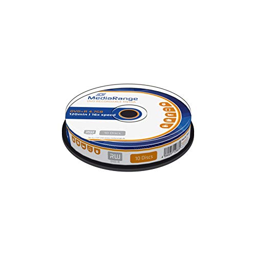 MediaRange MR453 DVD+R Rohlinge (4,7GB, 16x Speed,...