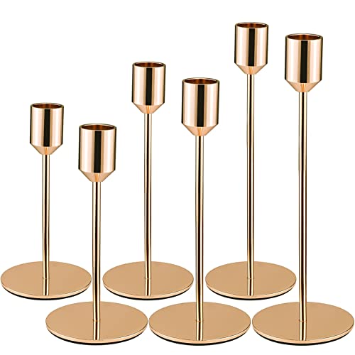 Tonsooze Kerzenständer 6 Set Gold Metall...
