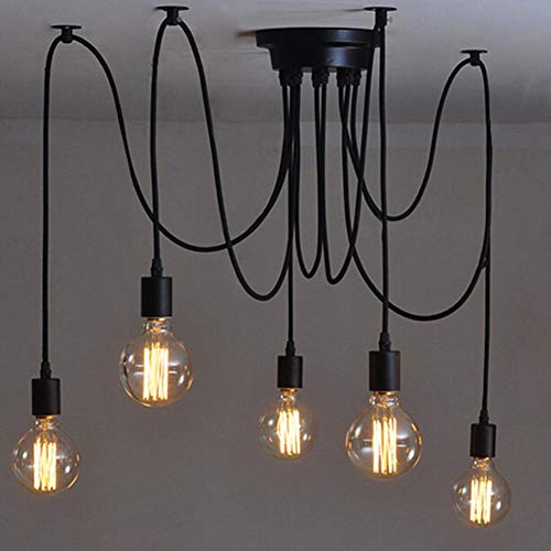 E27 Creative Edison Kronleuchter Antique DIY...