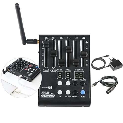 WECAN 54 Kanal Mini tragbarer DMX 512 Lichtregler...