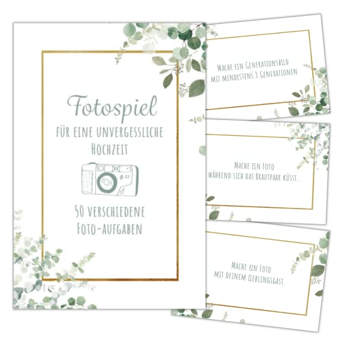 Fotospiel Hochzeit, 50 Fotoaufgaben für...