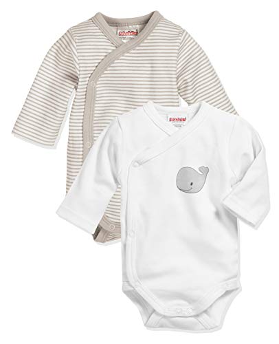 Playshoes Unisex Baby Wickel-body 1/1-arm 2er Pack...