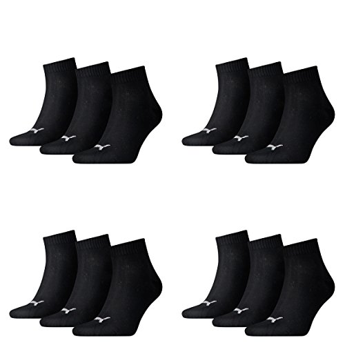 PUMA 12 Paar Unisex Quarter Socken Sneaker Gr....