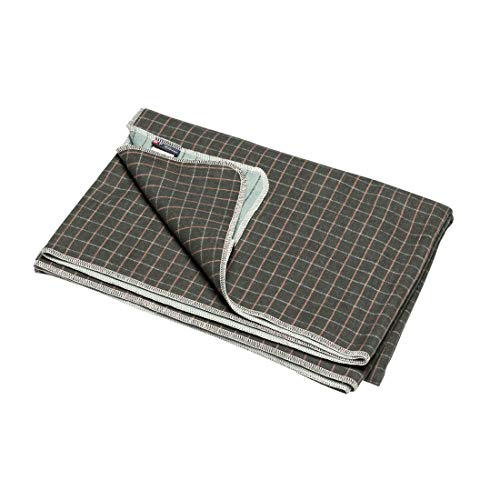 David Fussenegger Decke Soft Squares tannengrün -...