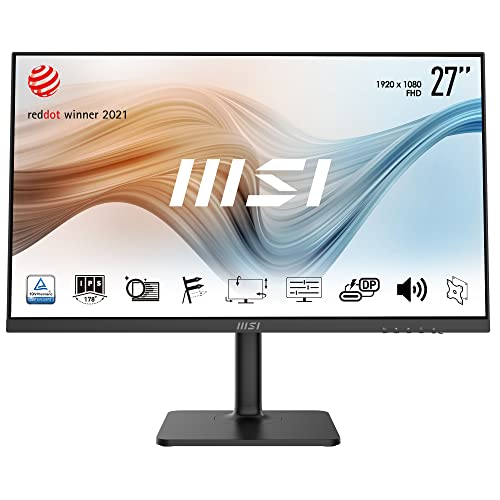 MSI Modern MD271PDE 27 Zoll Business Monitor, FHD...