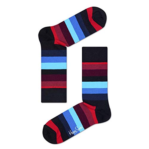 Happy Socks Herren Stripe Socken, Mehrfarbig (68),...