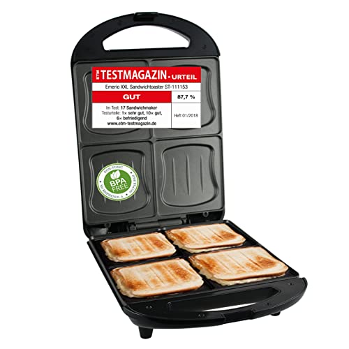 Emerio XXL Sandwich Toaster TEST GUT für alle...