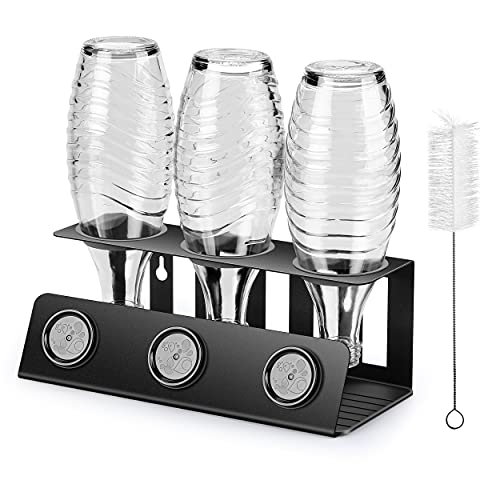 SodaStream Flaschenhalter, 3er Abtropfhalter mit...