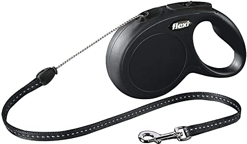 flexi New Classic S Seil 8 m schwarz für Hunde...