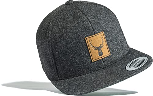 Cap Hirsch (Leder-Patch) Outdoor Cap Herren...