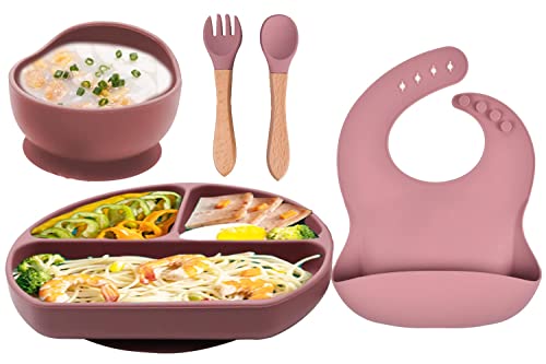 FILOWA Kinderteller Sets Rosa Baby Teller...