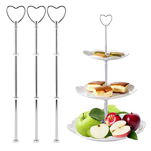Auped 3 Sets Etageren Metallstange...